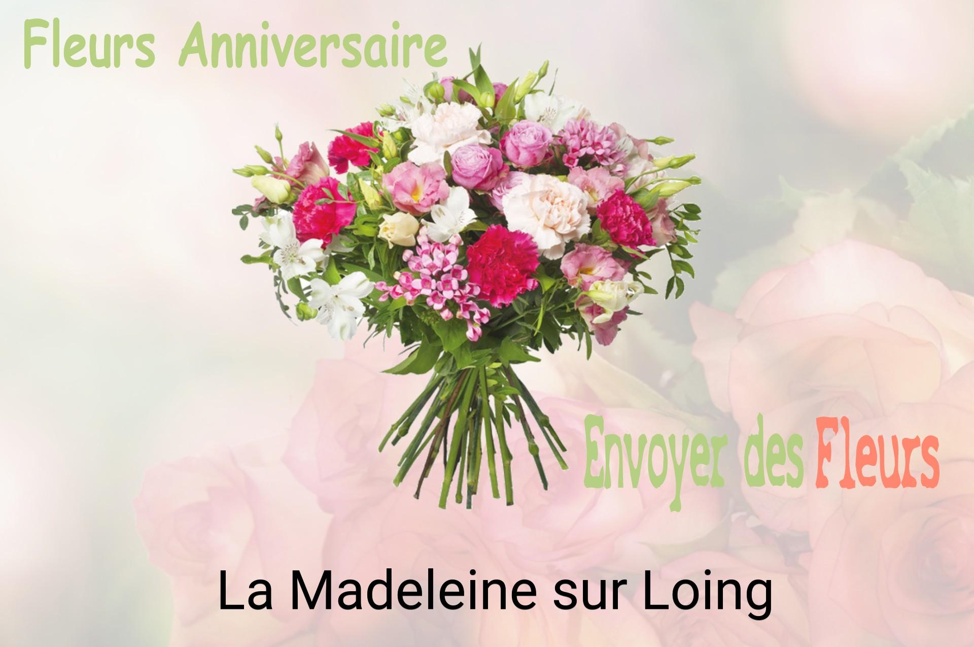 Bouquet de fleurs d’anniversaire livré à La Madeleine-sur-Loing