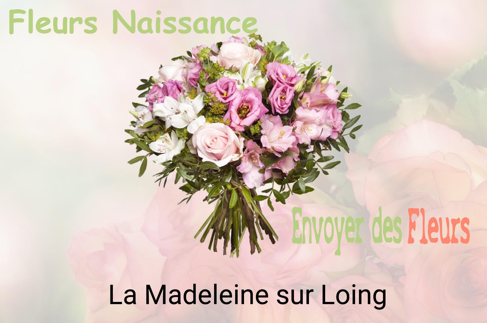 Bouquet de fleurs de naissance livré à La Madeleine-sur-Loing