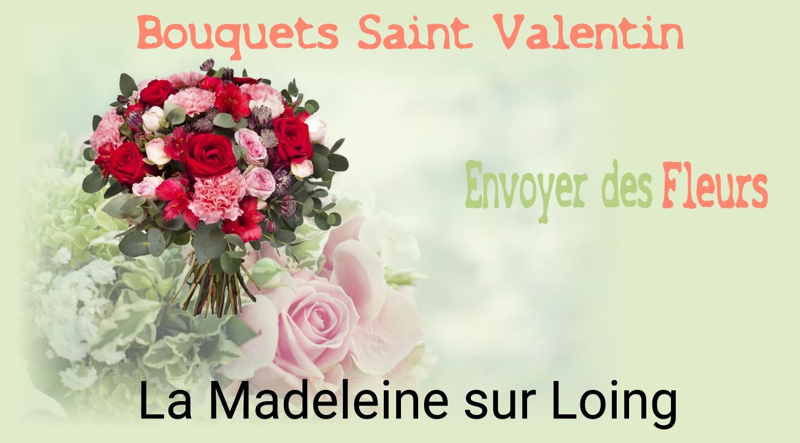 Roses de Saint-Valentin livrées à La Madeleine-sur-Loing